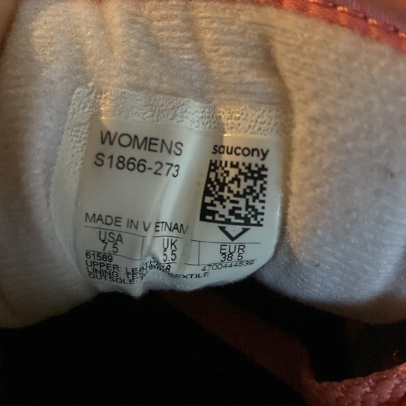 Women’s Saucony pink sneakers very good condsize 7 1/2 - Picture 4 of 4